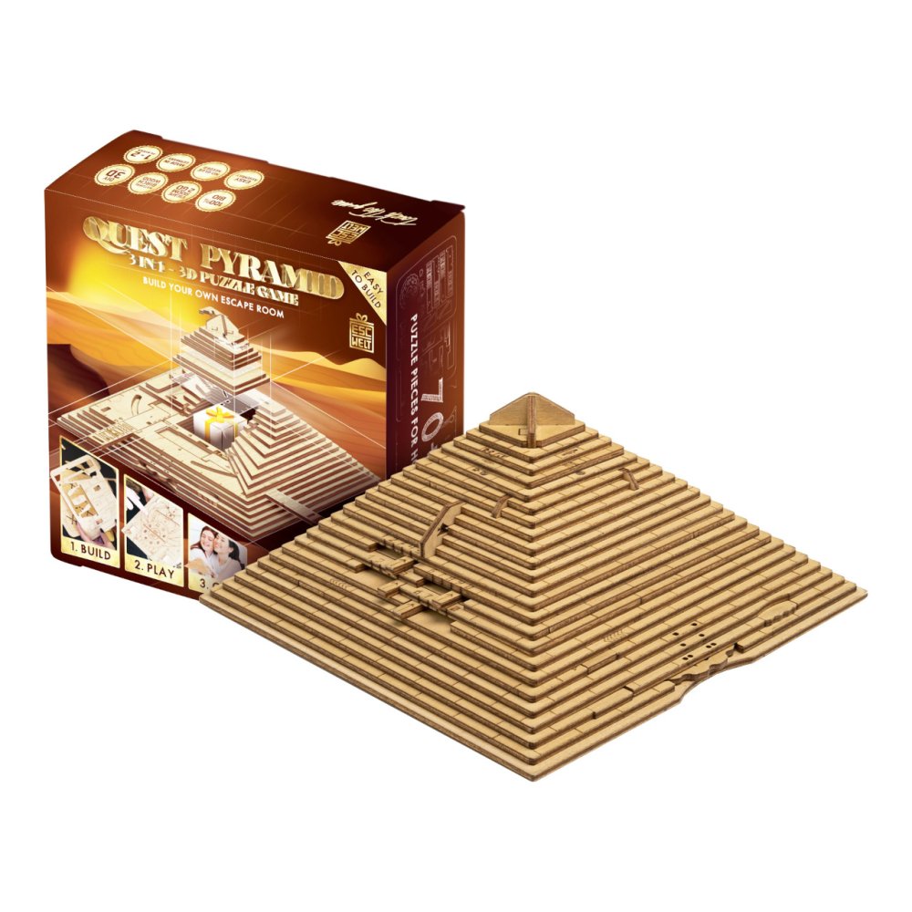 EscapeWelt 3D Holzpuzzle Pyramide