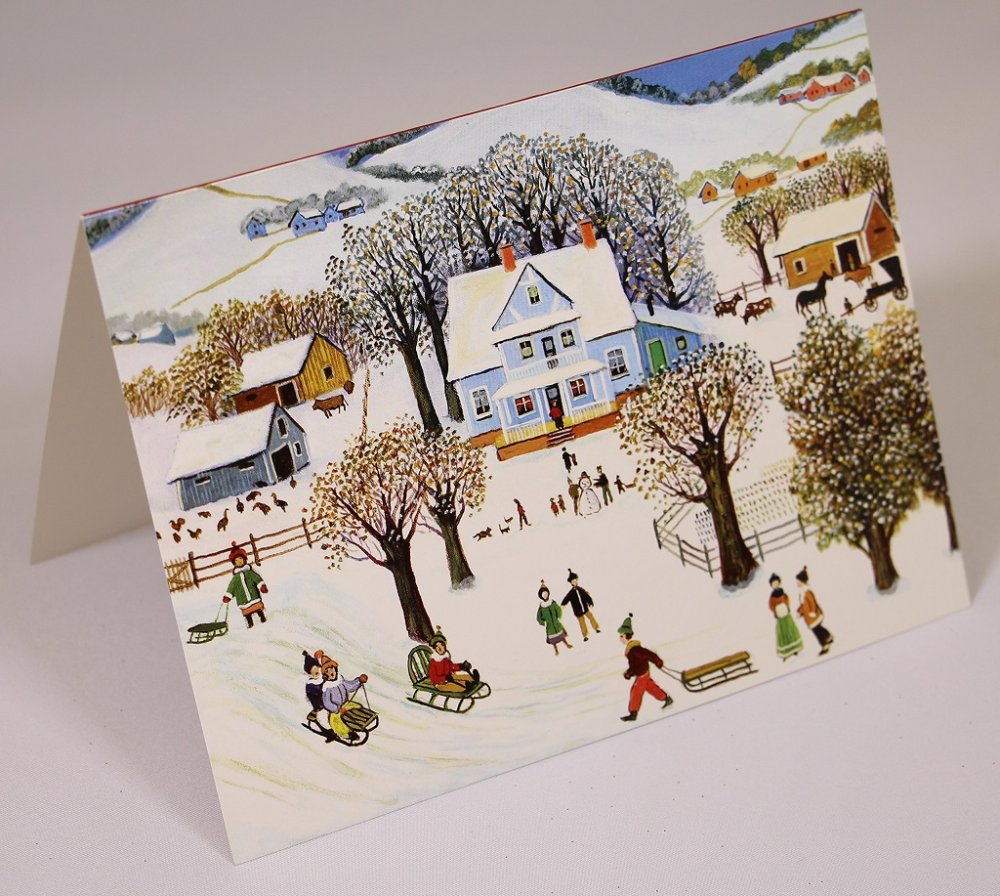 Galison Box s pohlednicemi Vánoční lidové umění (obrázek 11)