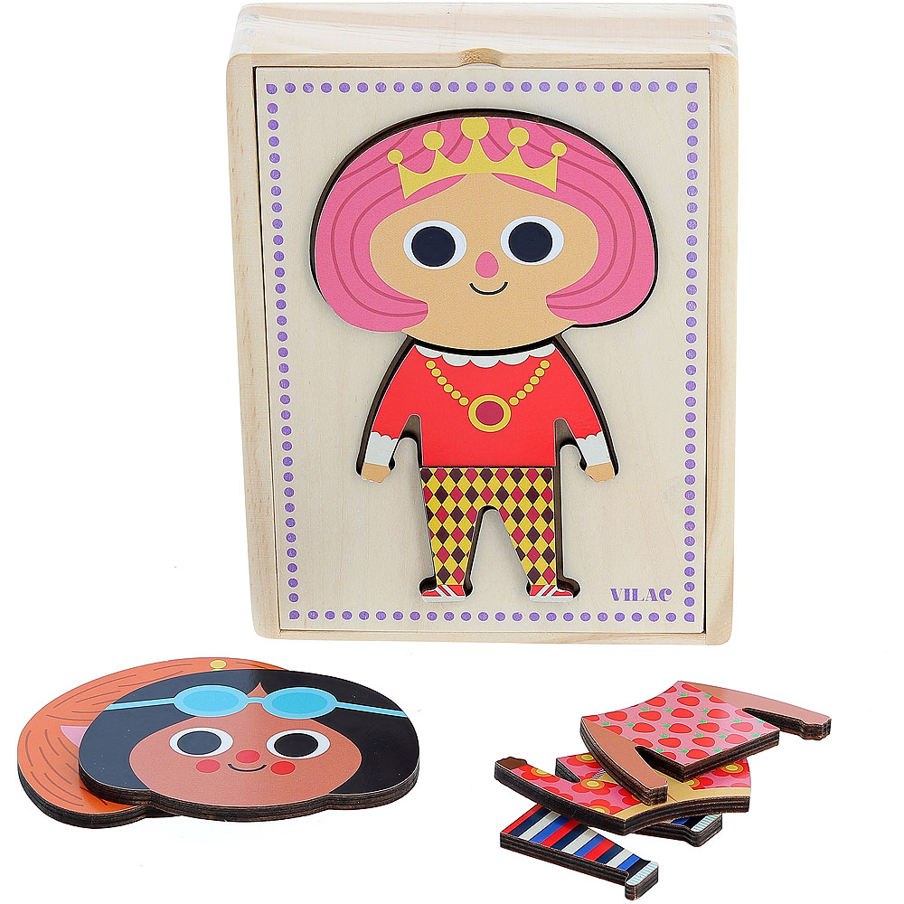 Vilac Öltöztetős puzzle Jade