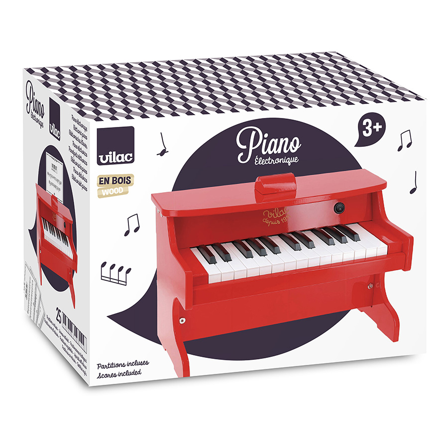 Vilac Piano Electrónico Rojo - Imagen 3