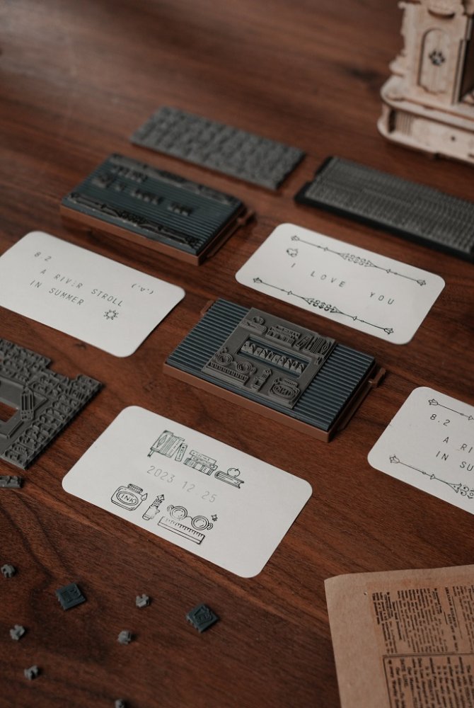 RoboTime 3D fa mechanikus modell - Nyomdagép - Image 3