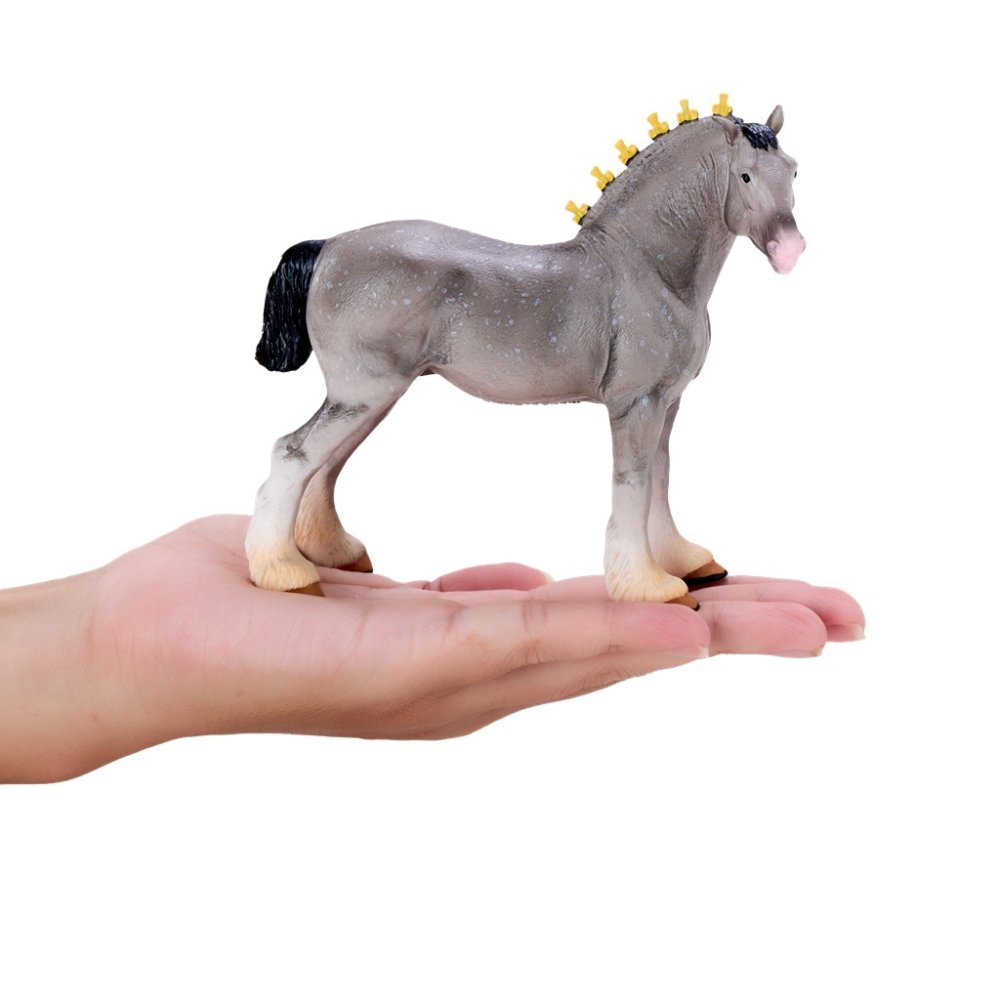 Mojo Koń rasy Shire siwy deresz - obrazek 4