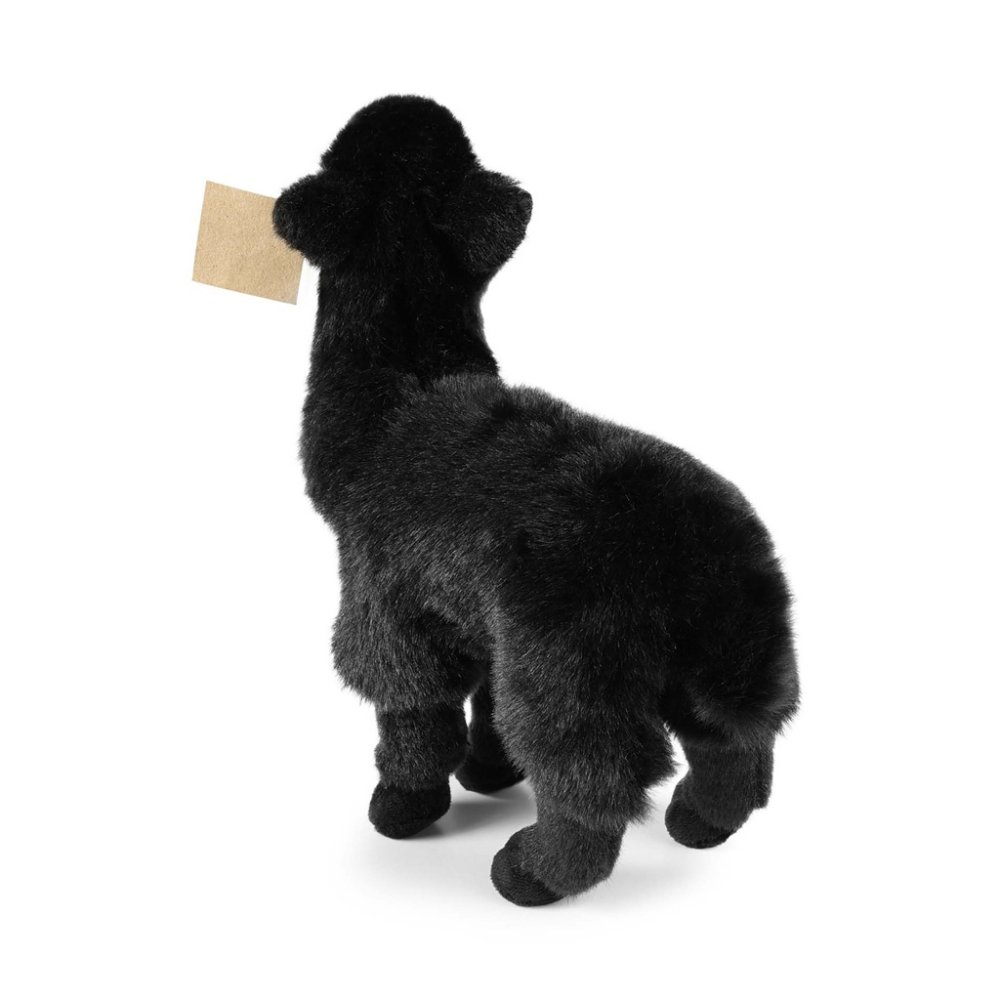 Rappa Pluszowa lama alpaka czarna 23 cm ECO-FRIENDLY - obrazek 3