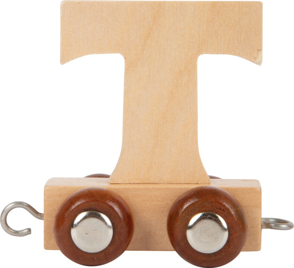 small foot Holzzug Eisenbahn Buchstaben Zug Buchstabe T