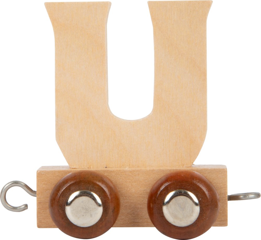 small foot Holzzug Eisenbahn Buchstaben Zug Buchstabe U