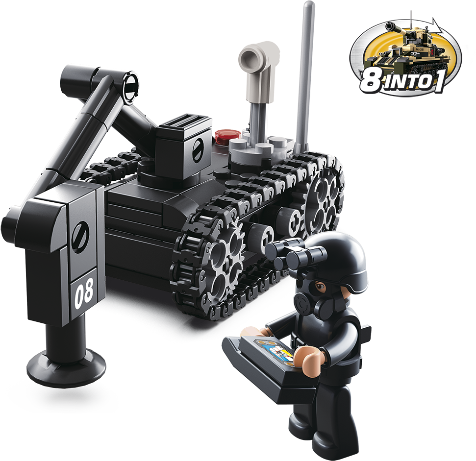 Sluban Army 8into1 M38-B0587D Wykrywacz min