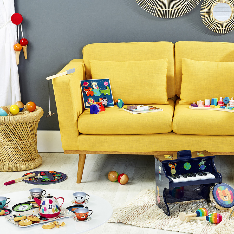 Vilac Skakanka Lody dwusmakowe czerwone - obrazek 3