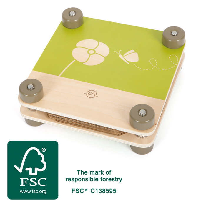 small foot Pressa per fiori in legno Discover