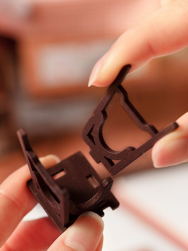 RoboTime 3D dřevěná skládačka Miniatura domečku Útulná kuchyně (obrázek 9)