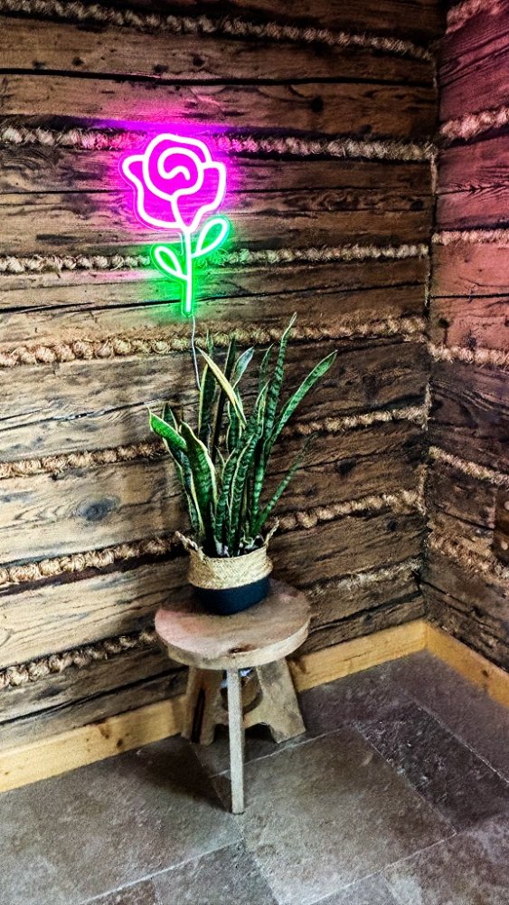 2Kids Toys LED NEON LIGHT lampka Róża - obrazek 5