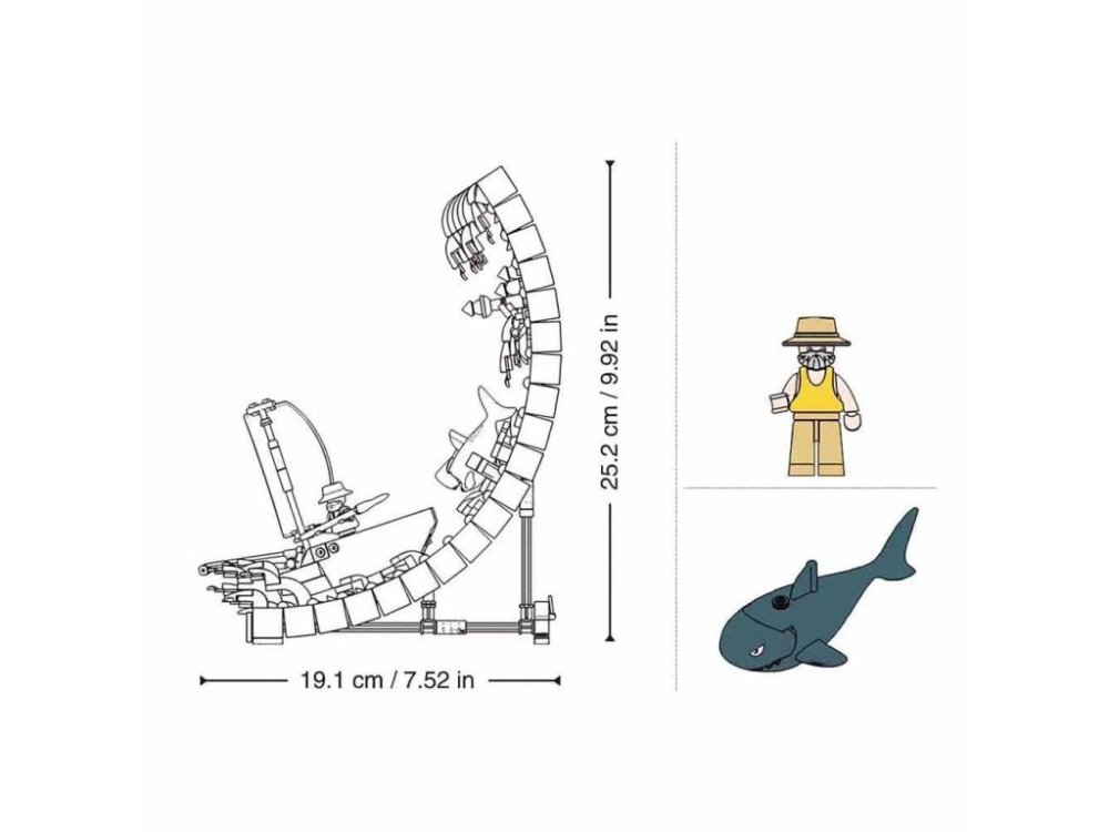 Sluban Pleyerid M38-P8025 El viejo y el mar - Imagen 3