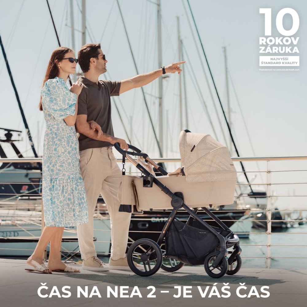 KINDERKRAFT Kombikinderwagen Nea 2 2in1 Lunar Black Bizuu – Bild 6