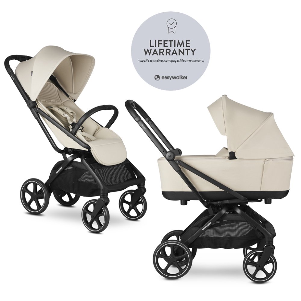 EASYWALKER Poussette combinée Rockey L Bright Taupe