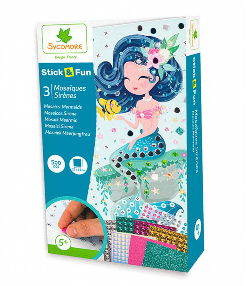 Stick & Fun - mała mozaika - syreny morskie