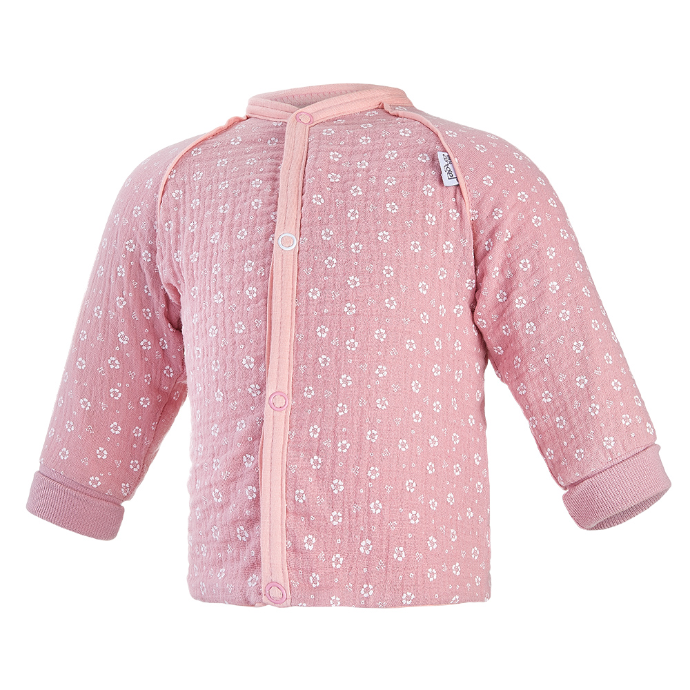 Veste doublée Outlast® - fleurs rose antique/pêche clair 56