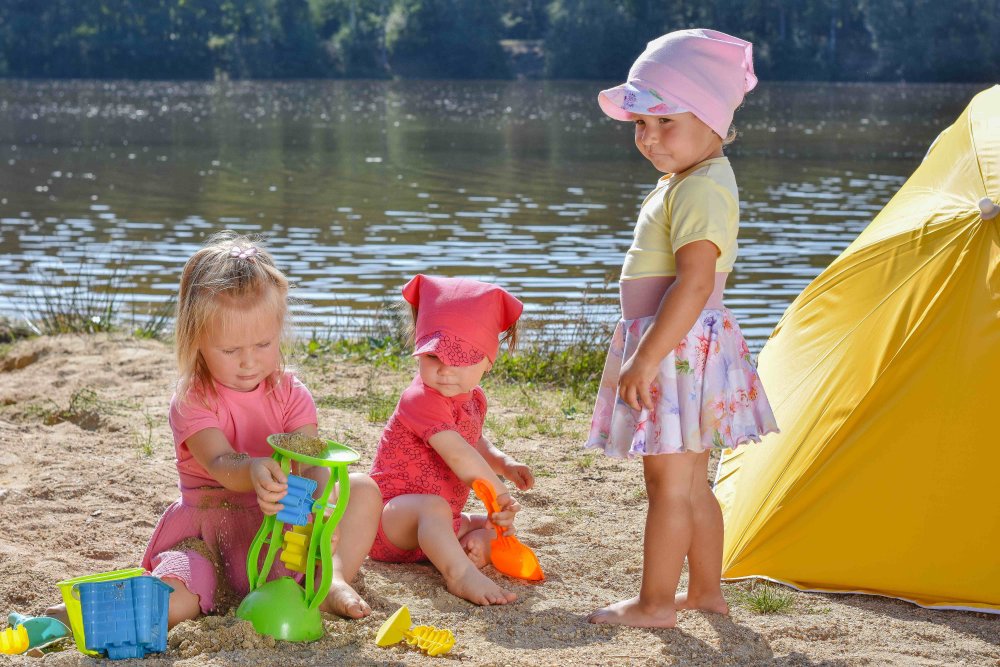 Gonna a ruota - fiori rosa chiaro 116 - immagine 4