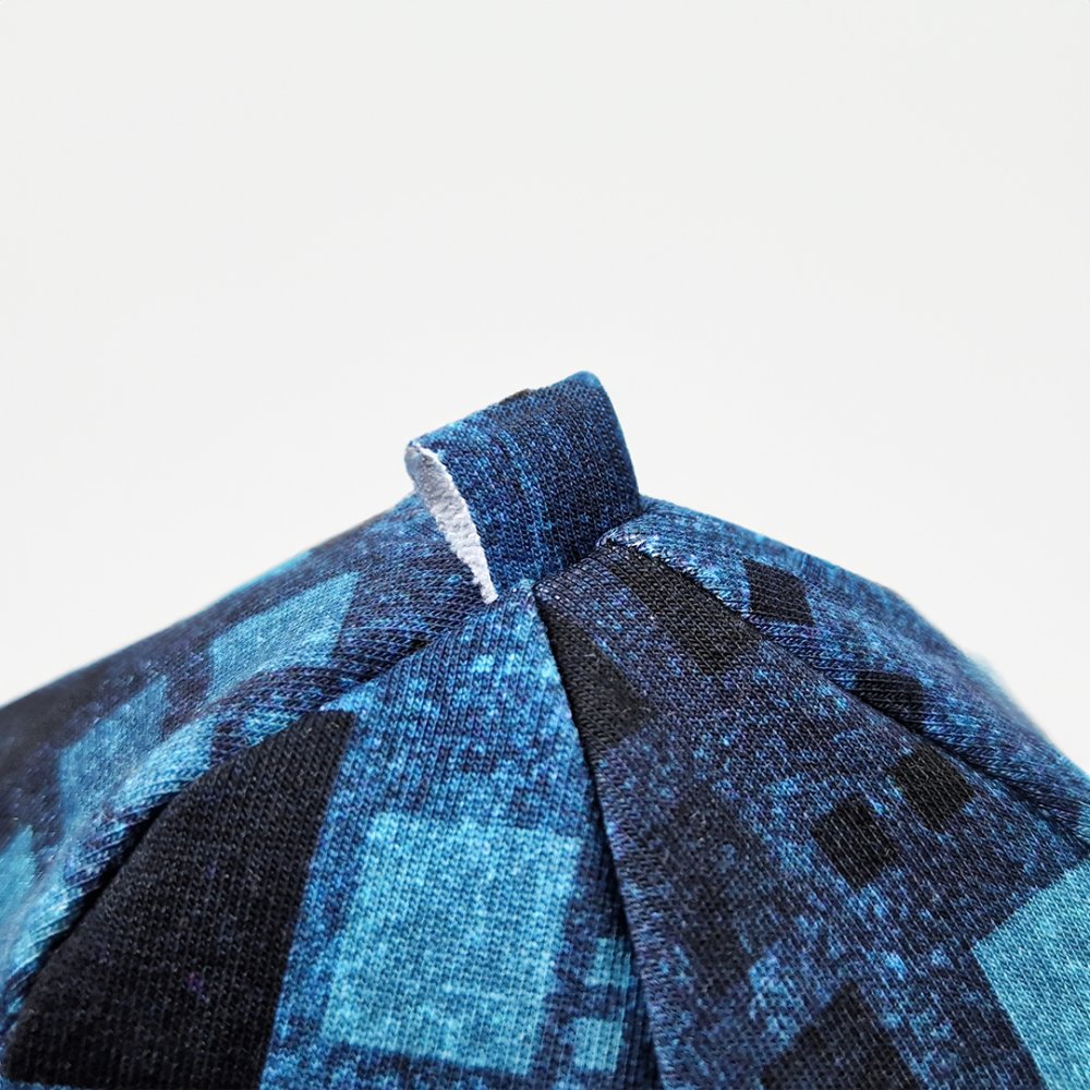 Bonnet doublé Outlast® - denim carreaux/noir 6 | 54-57 cm – Image 6