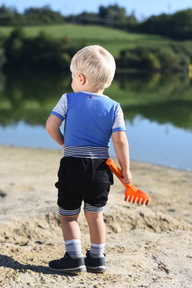 Vékony Outlast® hárem rövidnadrág - fekete 68 - Image 7