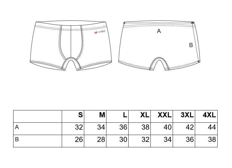 Boxer homme fin couture plate Outlast® - noir 3XL – Image 6