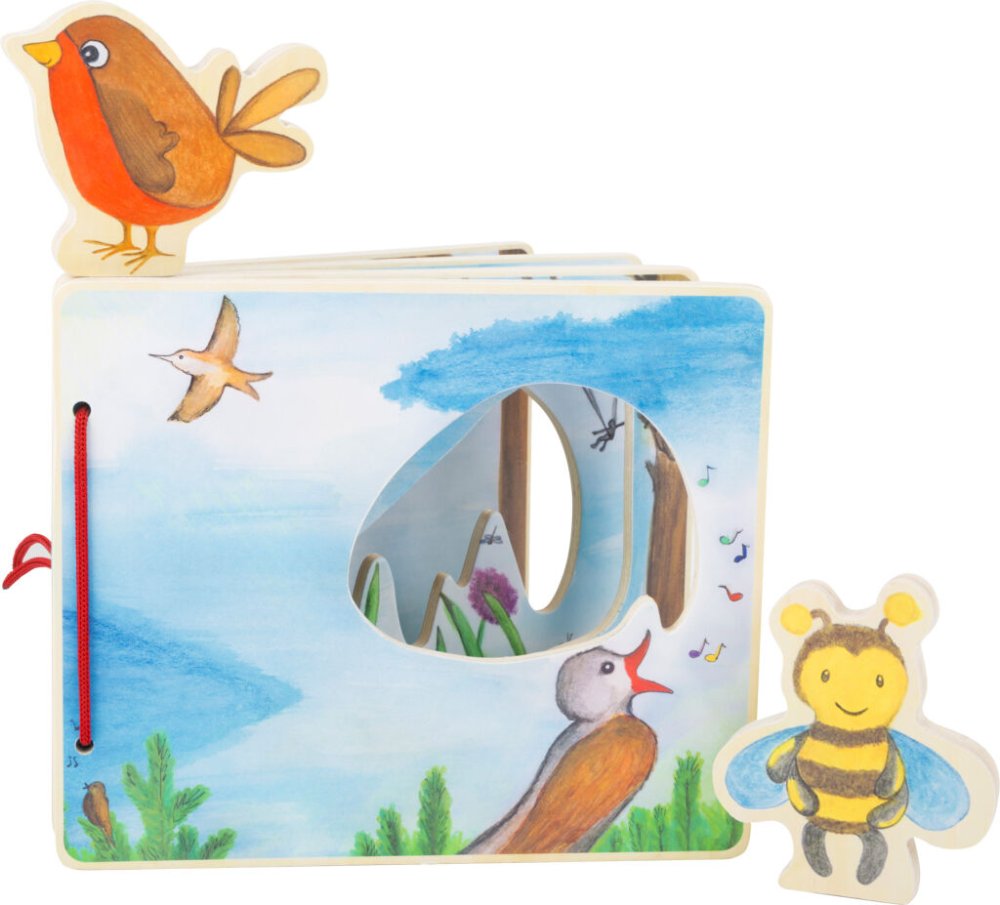 small foot Dřevěná obrázková knížka s včelkou (obrázek 5)