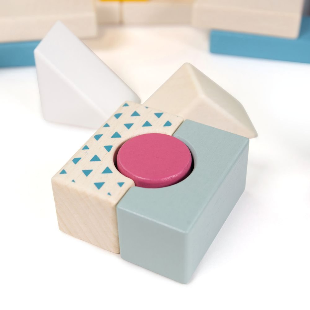 Bigjigs Toys Kyblík s kostkami 50 ks (obrázek 9)