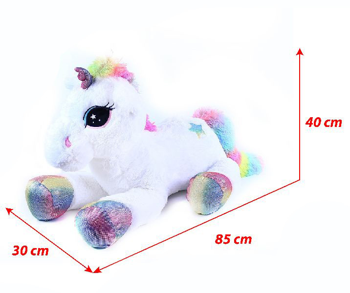 Rappa Velký plyšový jednorožec Funkie 85 cm (obrázek 3)