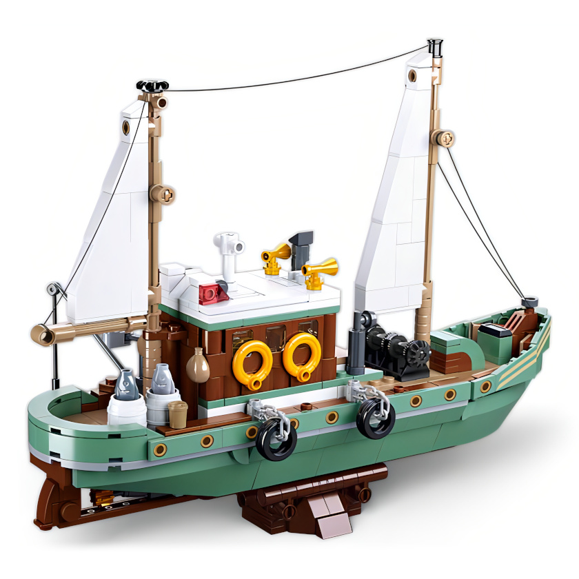 Sluban ModelBricks M38-B1119 Rybářská loď Ellie (obrázek 3)