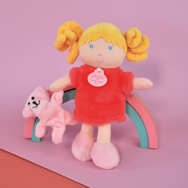 Doudou Jolijou Panenka Miss Coral 21 cm (obrázek 5)