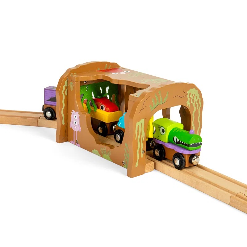 Bigjigs Rail Dřevěný tunel Příšerky (obrázek 3)