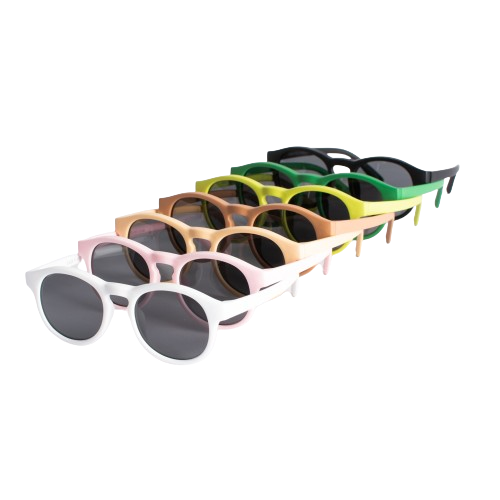 Monkey Mum® Children's Sunglasses - Monkey Face - Multiple Colours Dark Green