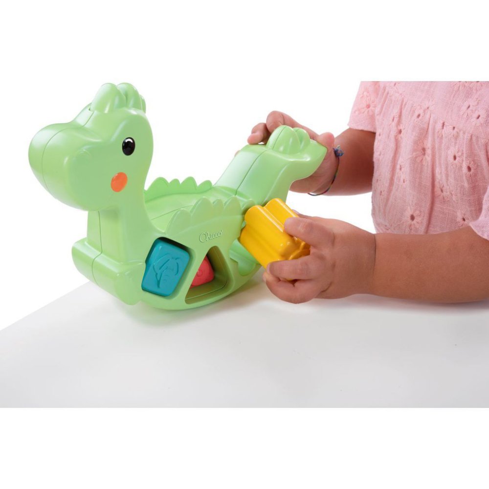 CHICCO Wkładana Zabawka 2 W 1 Dino Eco+ 12m+