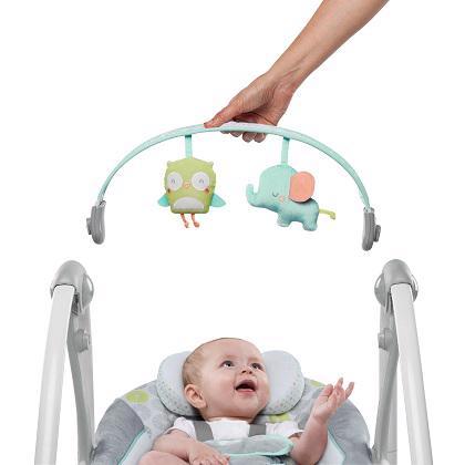 INGENUITY Swing Met Hoots&Hugs-melodie 0m+ Tot 9 Kg