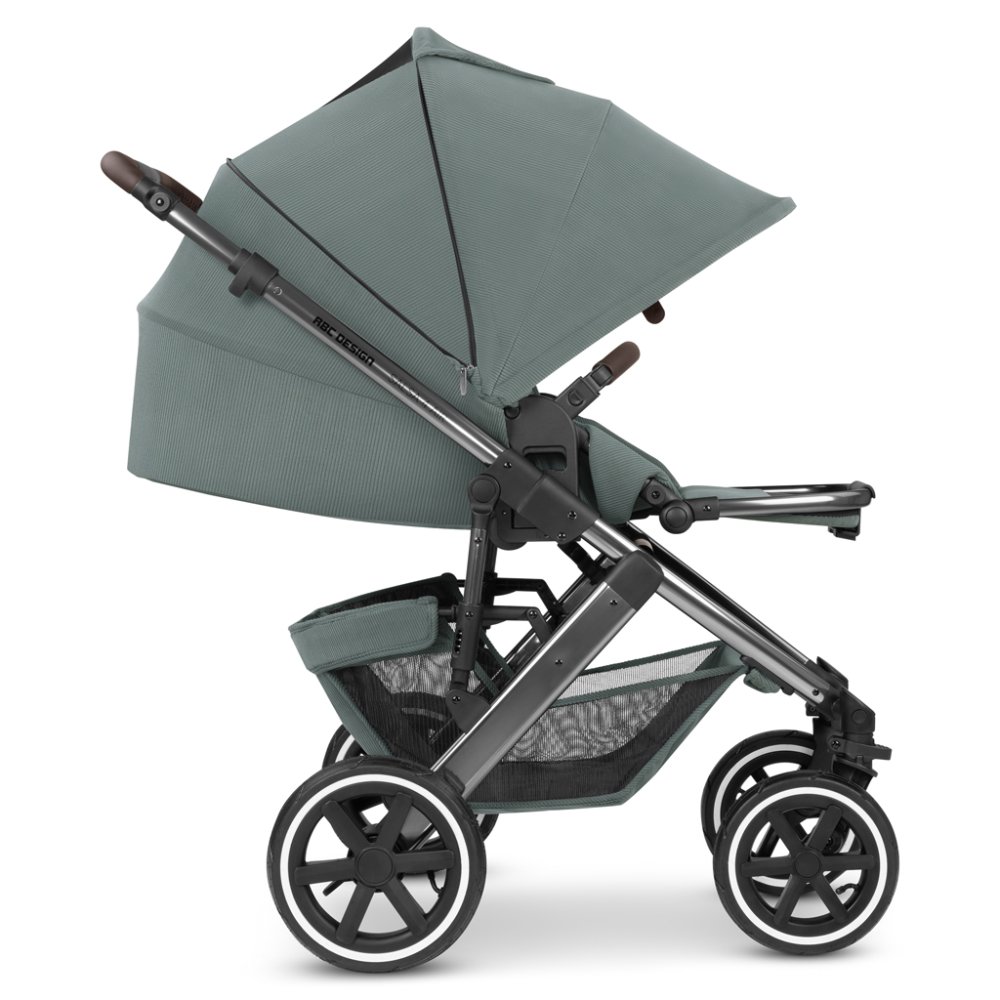 ABC DESIGN Kinderwagen Kombiniert Salsa 4 Air Aloe 2024 + Gratis Autositzadapter