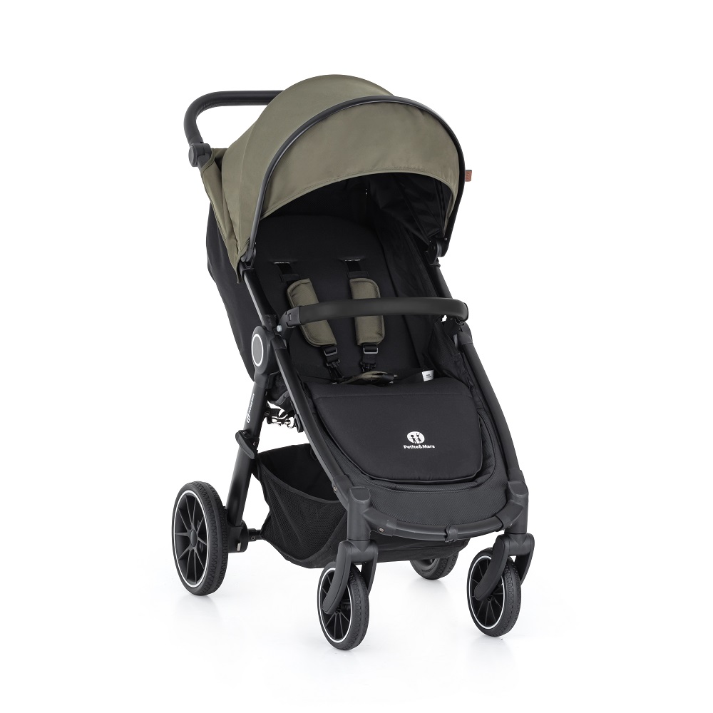 PETITE&MARS Stroller Street+ RWS Black Mature Olive 2