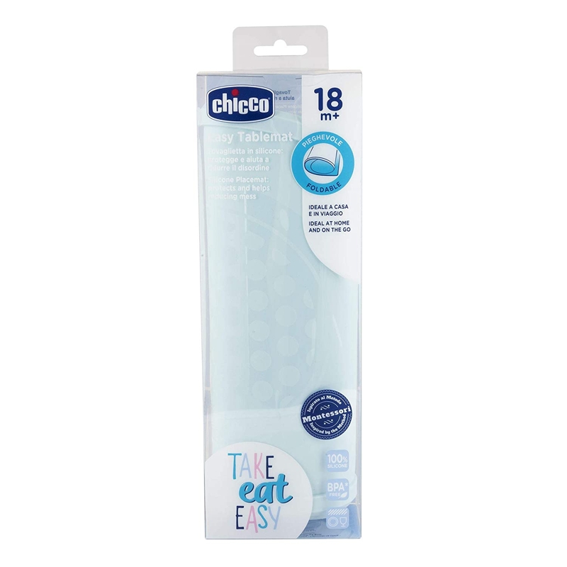 CHICCO Tovaglietta In Silicone Verde Acqua 18m+