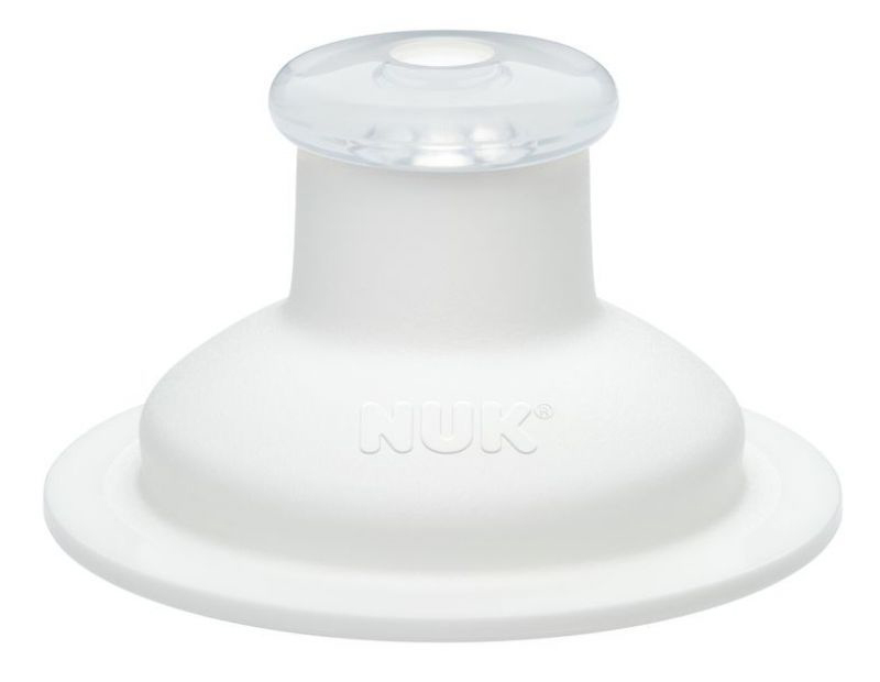 Borraccia Di Ricambio In Silicone Push-pull NUK FC (36 M+) - Bianca