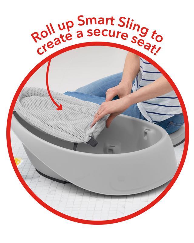 SKIP HOP Bathtub With Ergonomic Moby 3-phase Gray Mat