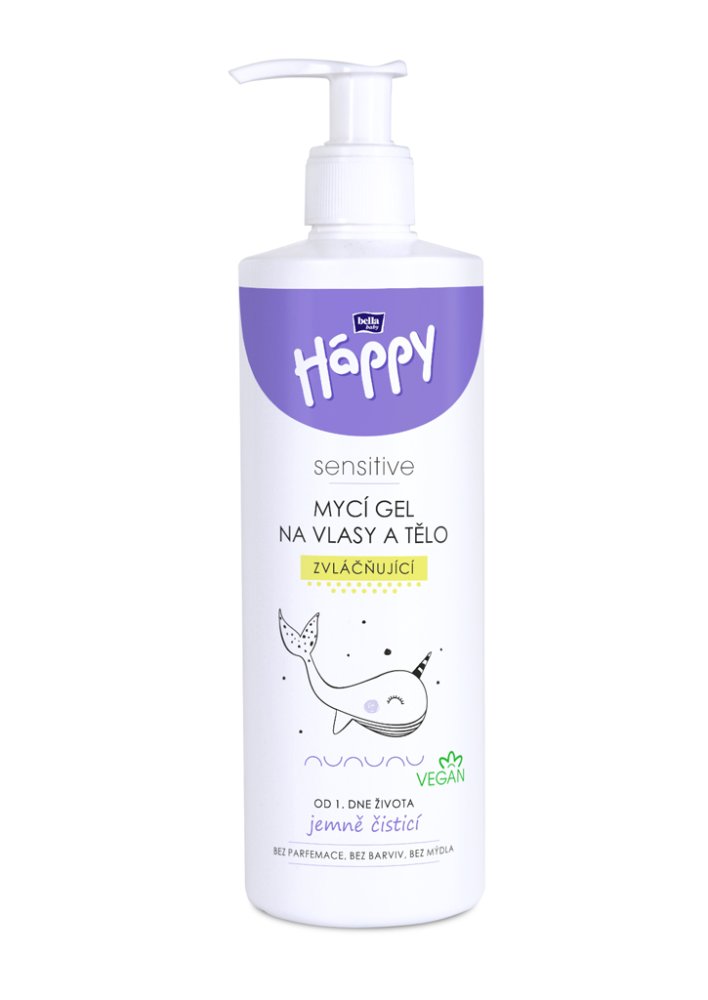 BELLA HAPPY Baby Żel Do Mycia Włosów I Ciała 400 Ml