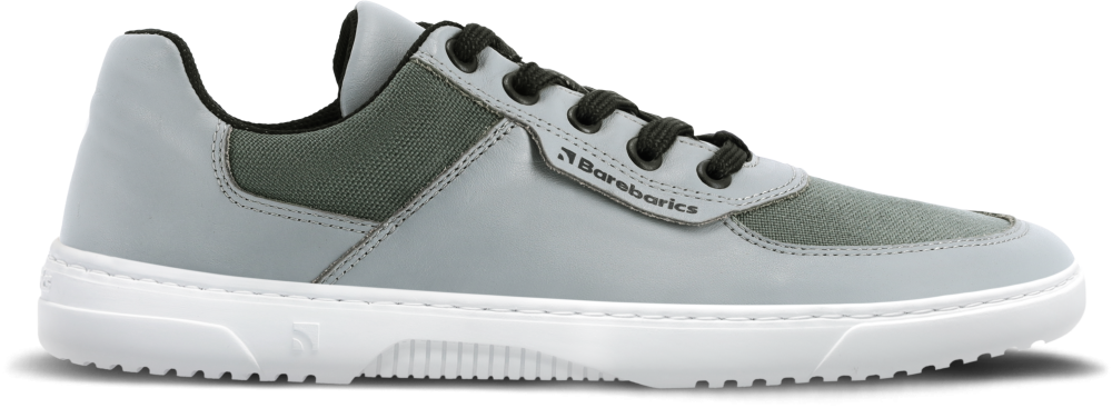 Barefoot Tenisky Barebarics Bravo - Grey & White 37 Grey