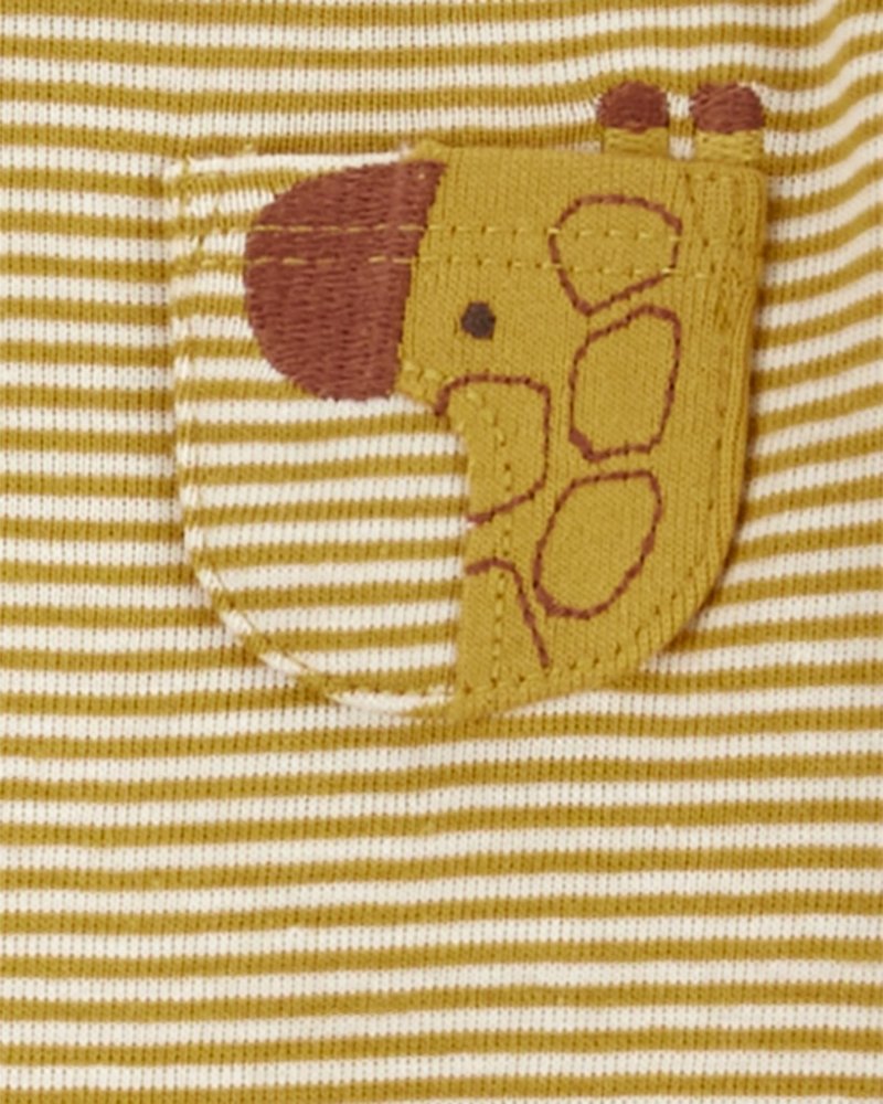 Body à manches longues CARTER'S Marine/Olive Animal garçon 4 pièces 3m/taille. 62 – Image 5
