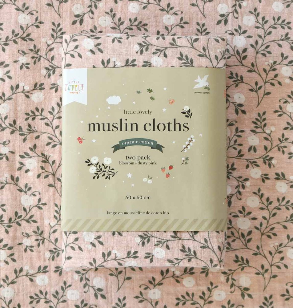 A Little Lovely Company - Mussoline, blossom - rosa cipria - immagine 4