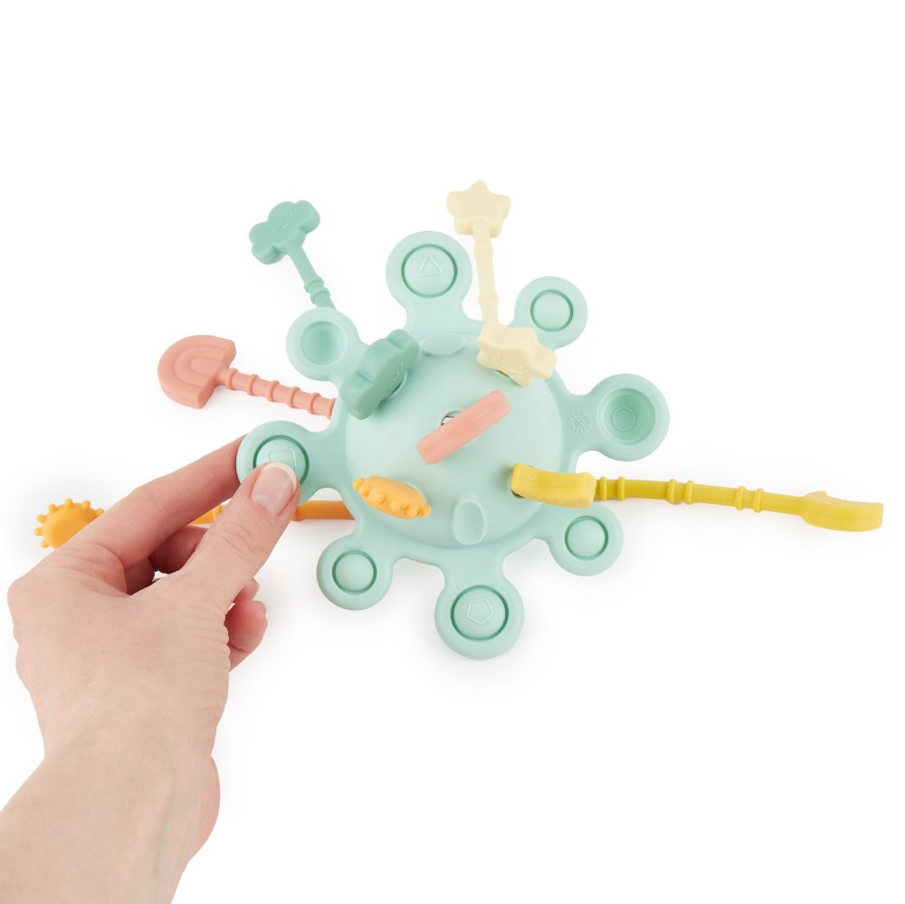 Bieco - Gioco motorio in silicone con attività - eucalipto - immagine 4