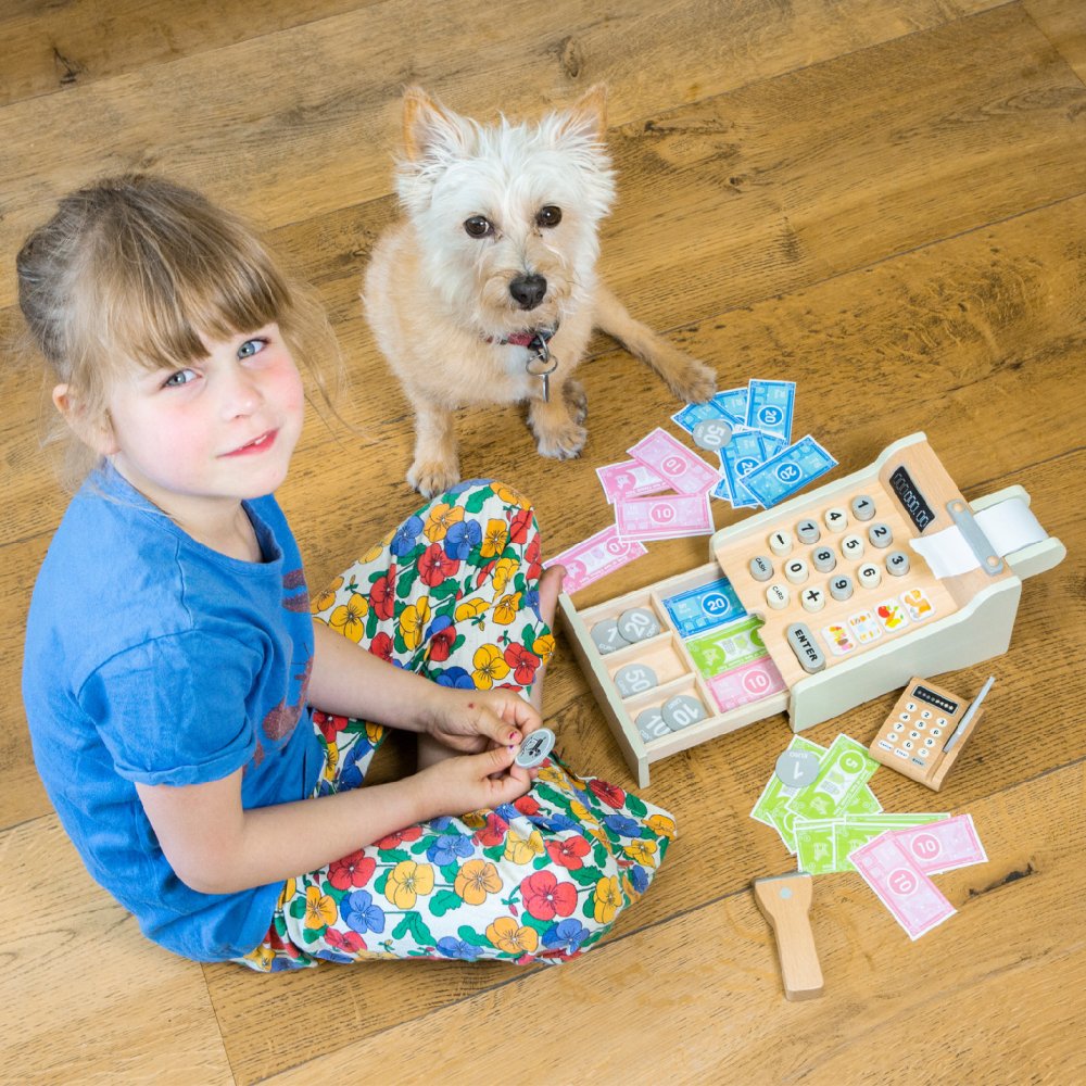 Cassa di legno per bambini con accessori - immagine 4