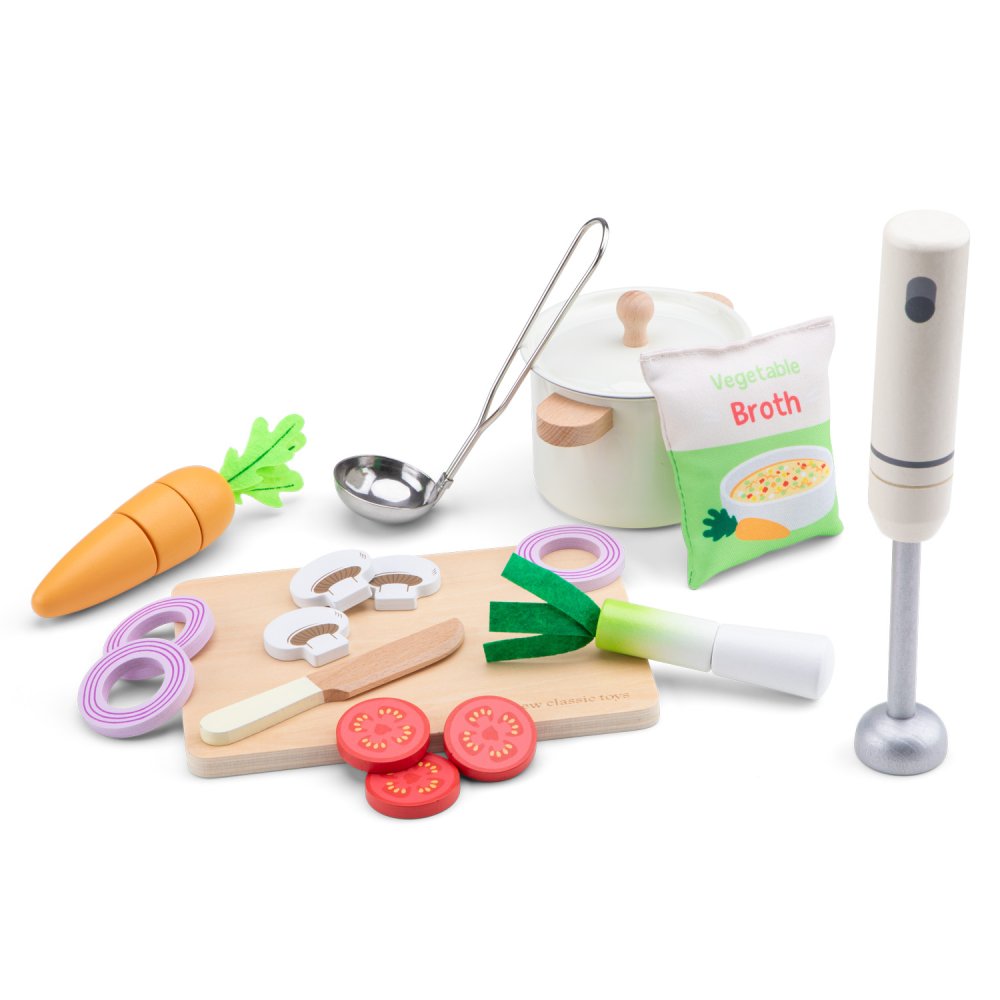 Set di alimenti per preparare la zuppa - immagine 3