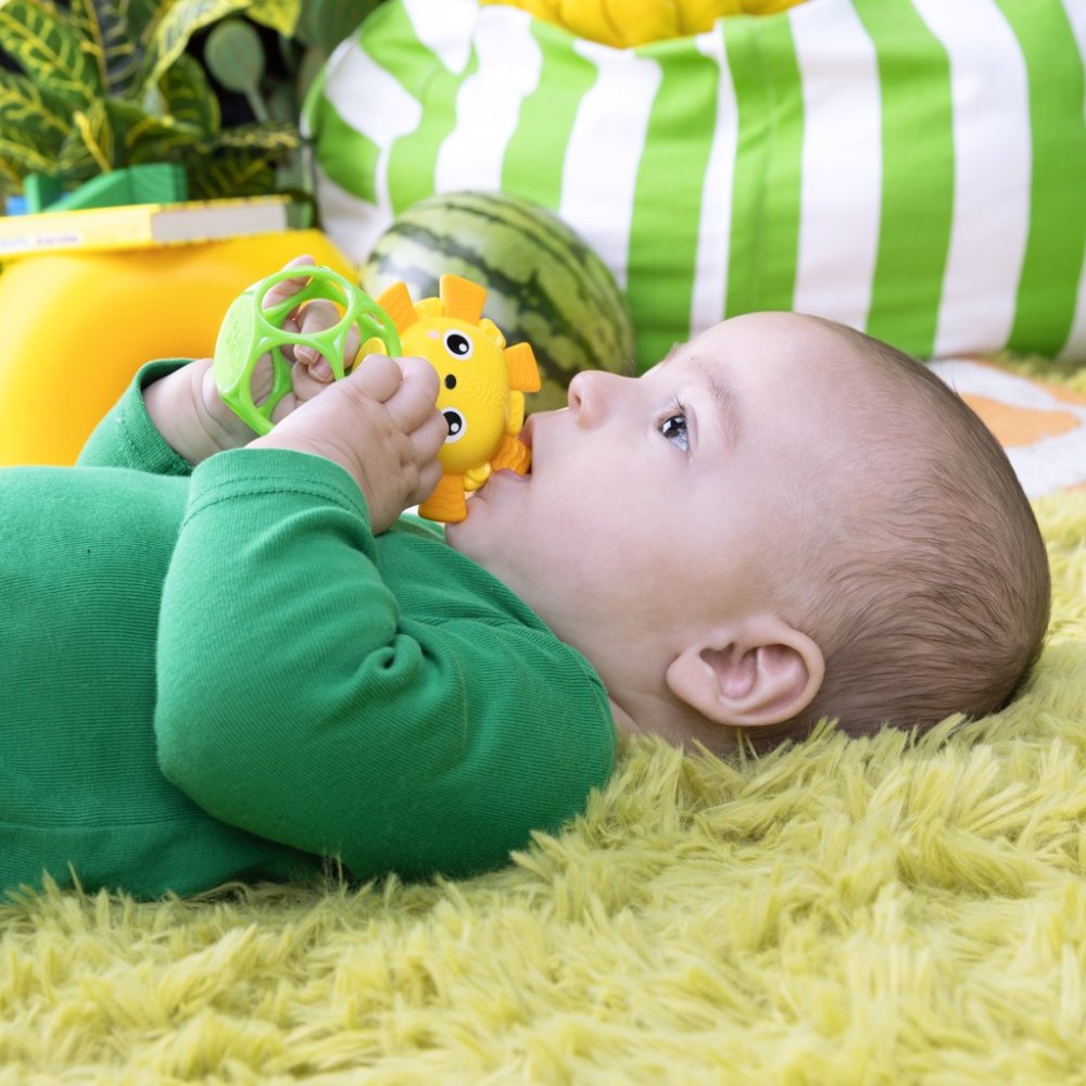 OBALL Giocattolo Massaggiagengive Oball Soother Pals™ Easy-Grasp 2 pz 3m+ - immagine 7