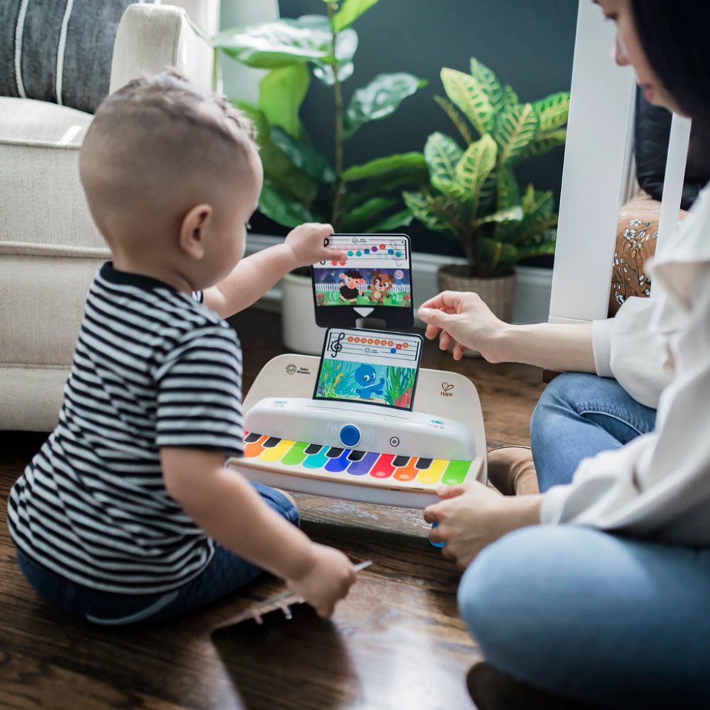 BABY EINSTEIN Giocattolo in legno pianoforte musicale Together in Tune Piano Connected Magic Touch HAPE 12m+ - immagine 4