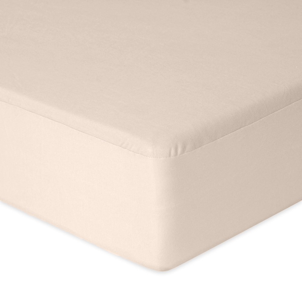 BABYMATEX Drap housse imperméable Jersey 70x140 cm beige – Image 3