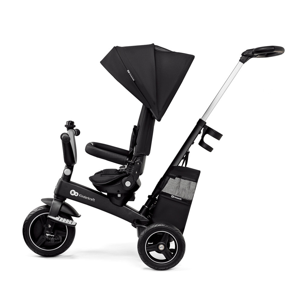 KINDERKRAFT SELECT Triciclo Easytwist Black, Premium - immagine 7