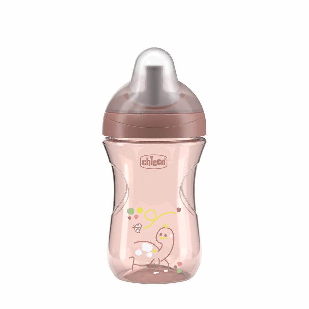 CHICCO Advanced Trinkbecher mit Strohhalm pink, 12m+ – Bild 4