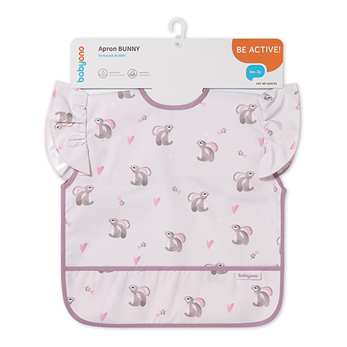 BABYONO Bavaglino Bunny 34 x 33 cm, 6m+ - immagine 7